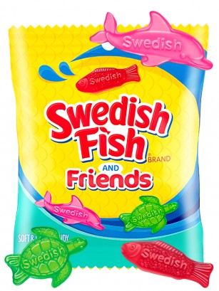 Chuches Swedish Fish and Friends | Surtido de Sabores | 144 grs.